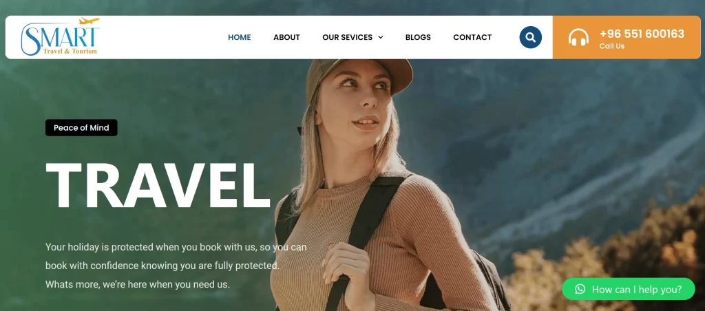 picture of Smart Travels and Tourism Website